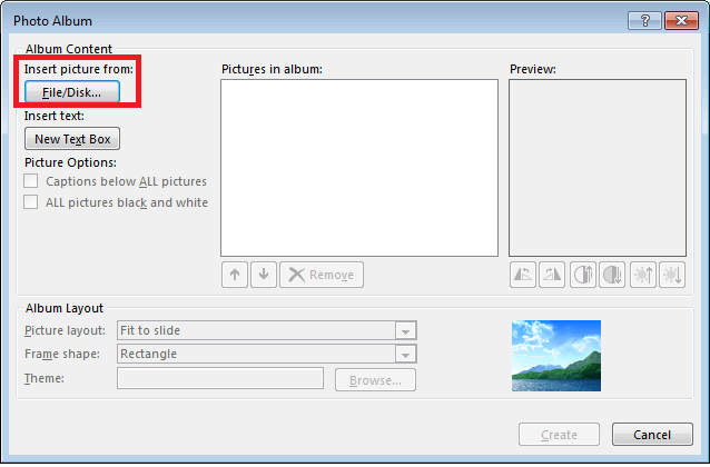 create powerpoint presentation samples - photo slideshow