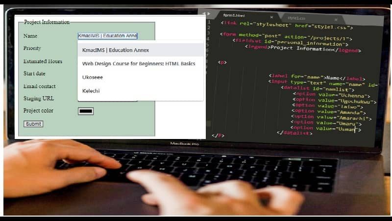 Web Design Course for Beginners: Form Element 1 Web Design Course for Beginners: Form Element 1