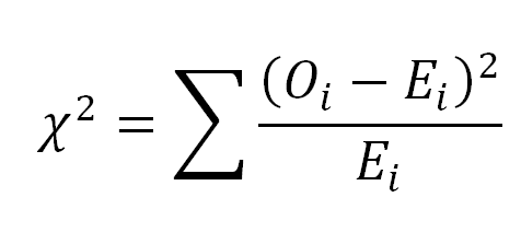 Chi-Square formula