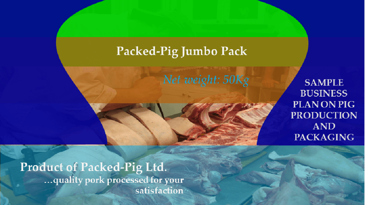 Free Sample Business Plan [Pig Production & Packaging]