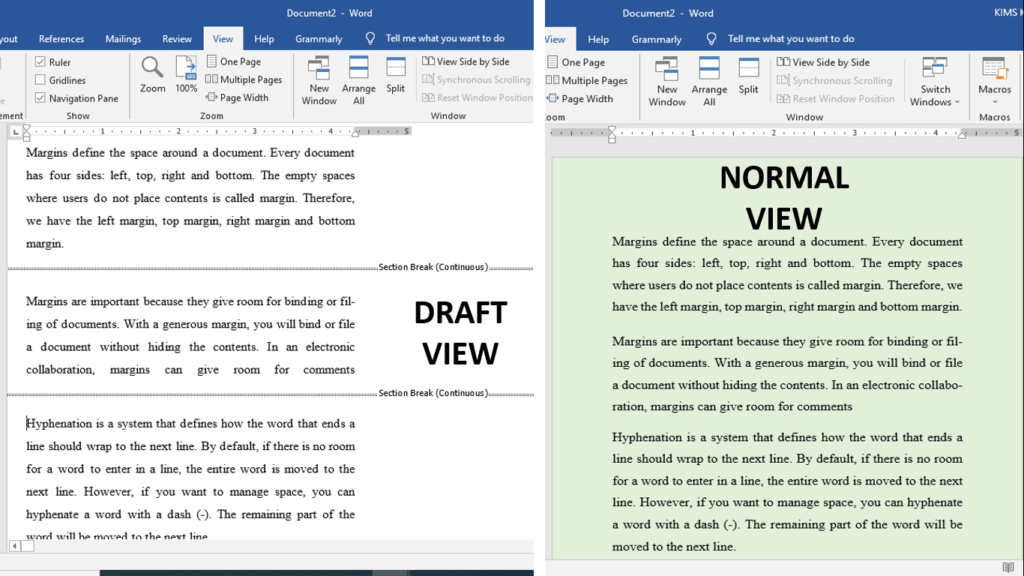 page layout - Microsoft word tutorial