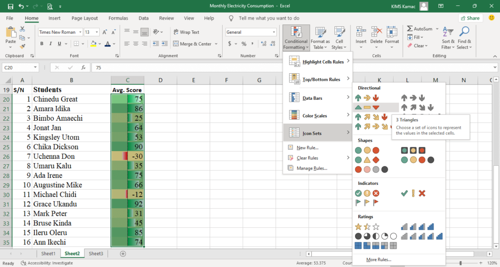 choosing icon sets