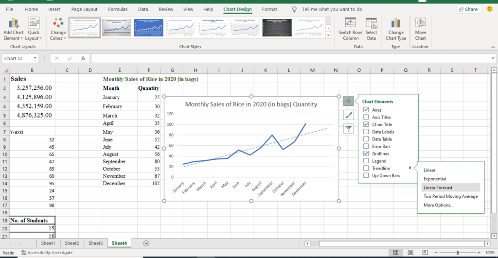 edit charts in excel
