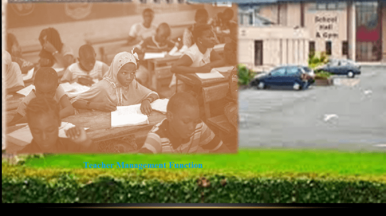 Teacher management function - post primary schools services commission