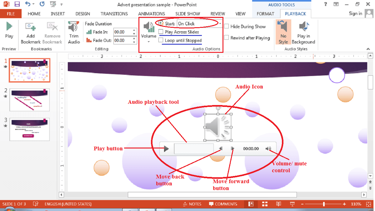 How to Add Audio to PowerPoint Slides 1 audio features in powerpoint