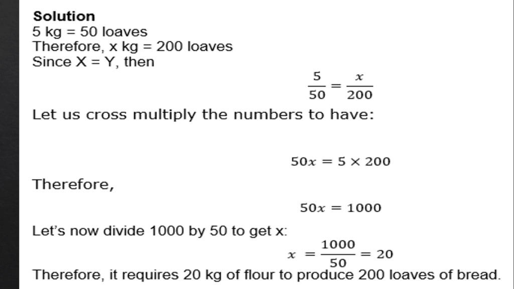 direct proportionality