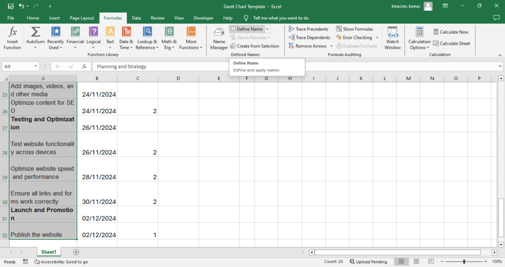 Creating Dynamic Gantt Charts in Excel: Visualize Project Schedules Like a Pro 1 Dynamic Gantt Charts in Excel