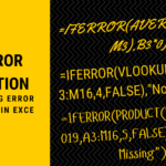 What is IFERROR Function in Excel: Mastering Error Handling in Excel 1 What is The IFERROR Function in Excel