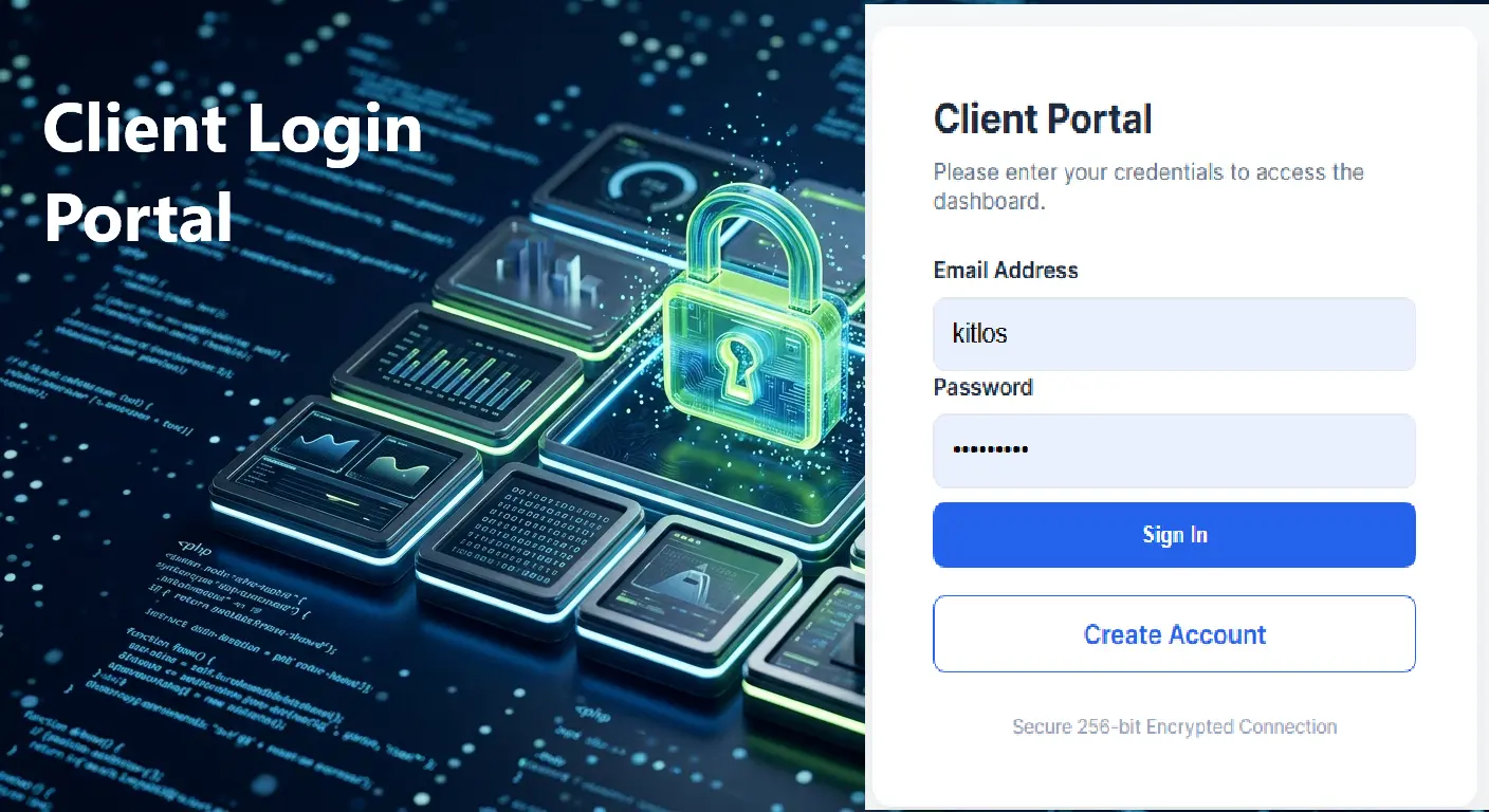 Build a professional Client portal