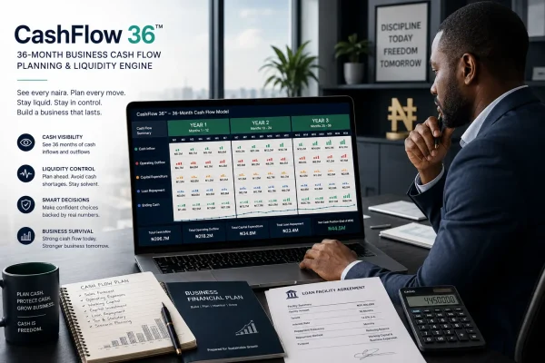 CashFlow 36™ - 36-Month Business Cash Flow Planning & Liquidity Engine