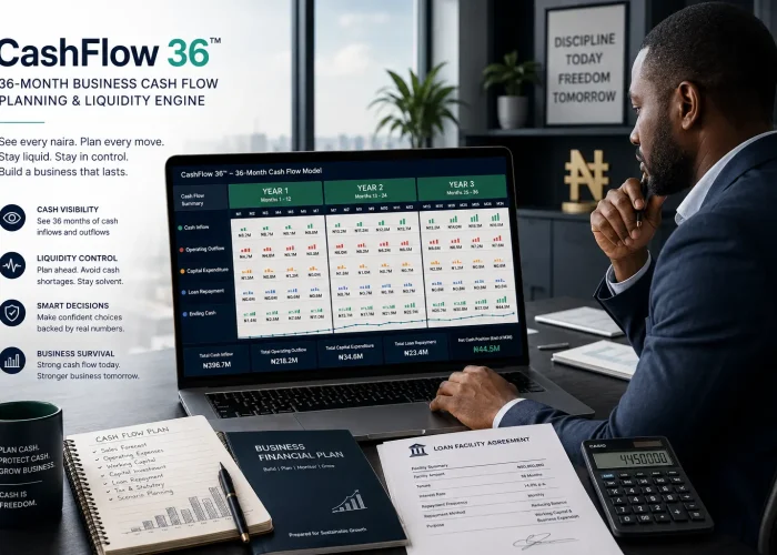 CashFlow 36™ - 36-Month Business Cash Flow Planning & Liquidity Engine